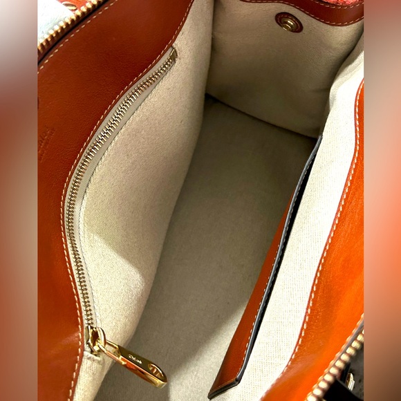 NWT Chloe Authentic Cashmere/Calfskin Large Multicolor Bag - Picture 11 of 16